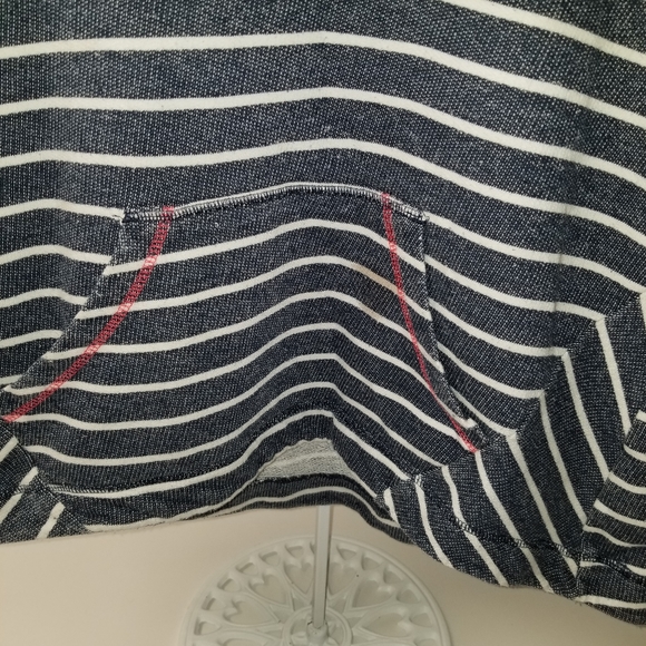 Columbia Sportswear Company Navy striped hoodie M - Picture 5 of 7